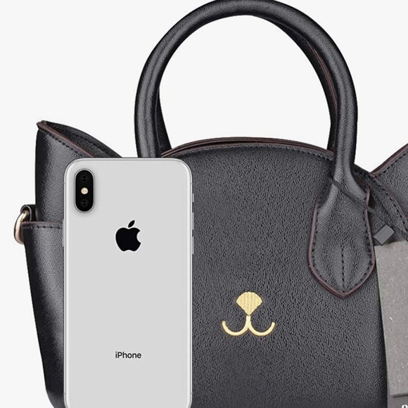 🔥 Women's Fashion Top Handle Cute Cat Cross Body Shoulder Bag - Picture 3 of 5